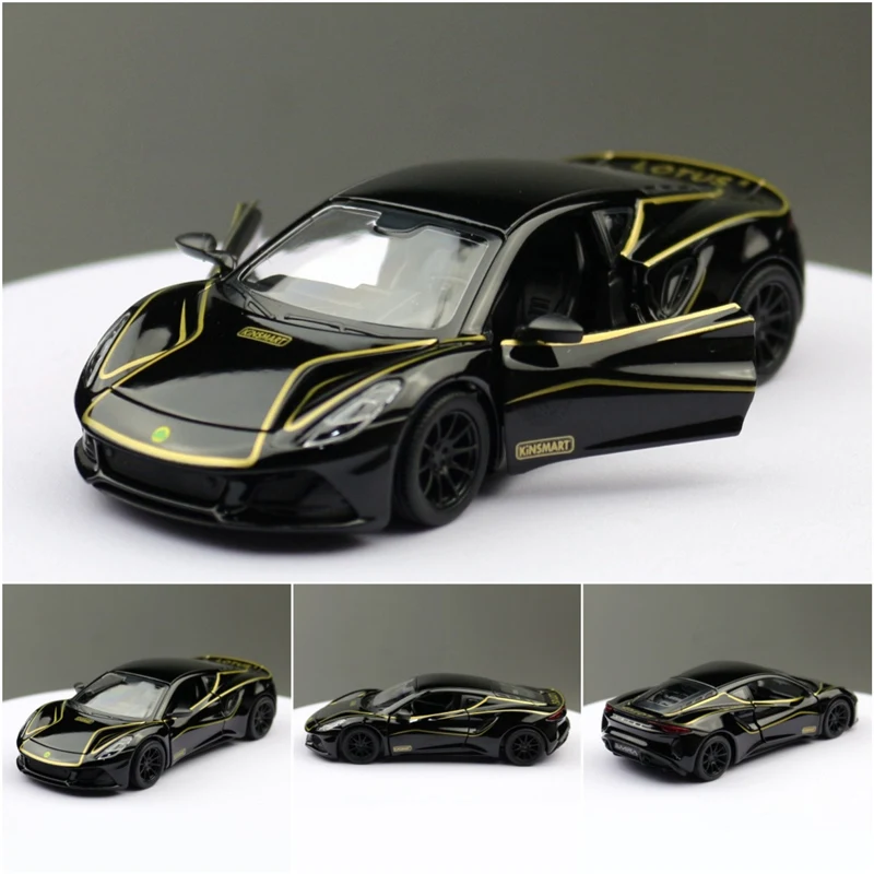 1:34 Lotus EMIRA Alloy Sports Car Model Diecasts Metal Super Racing Vehicles Car Model High Simulation Collection Childrens Gift 4