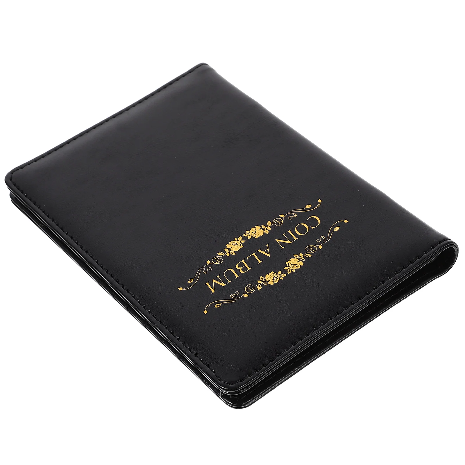 

Coin Collection Book Commemorative Rose Black Collecting Storage Decor Favorites Practical Portable Photo Album