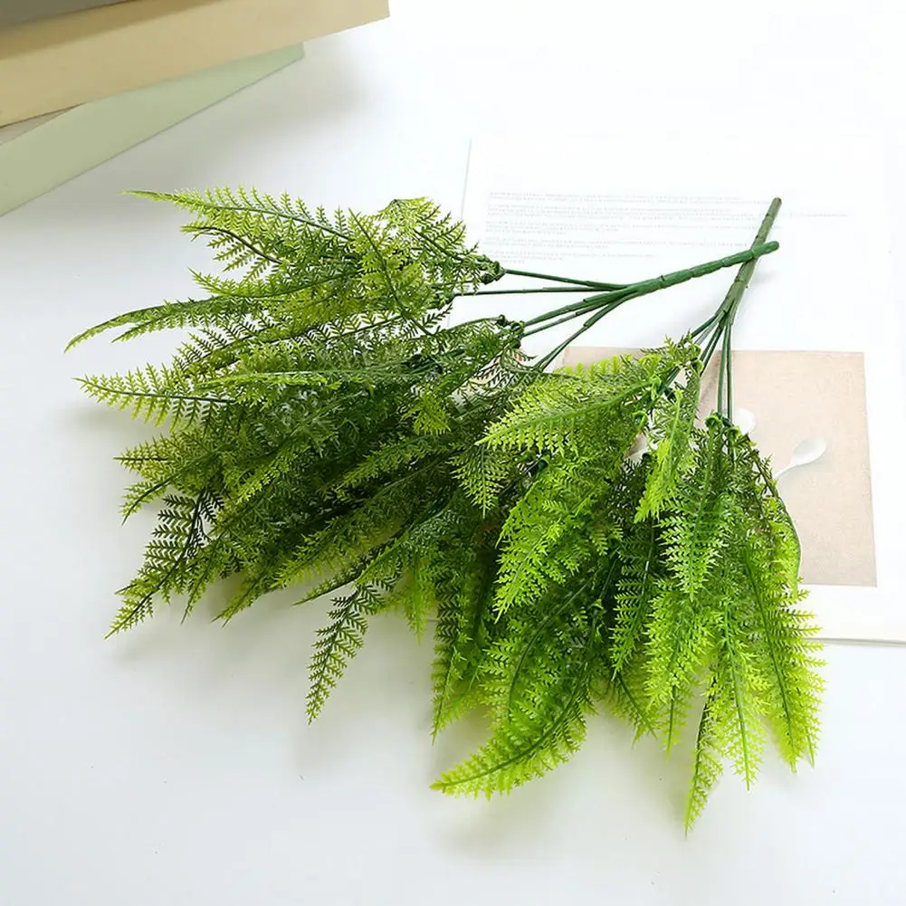 

Faux Ferns for Home Decor Realistic Non-fading Artificial Greenery for Home Wedding Decoration Plastic Ferns Green for Home