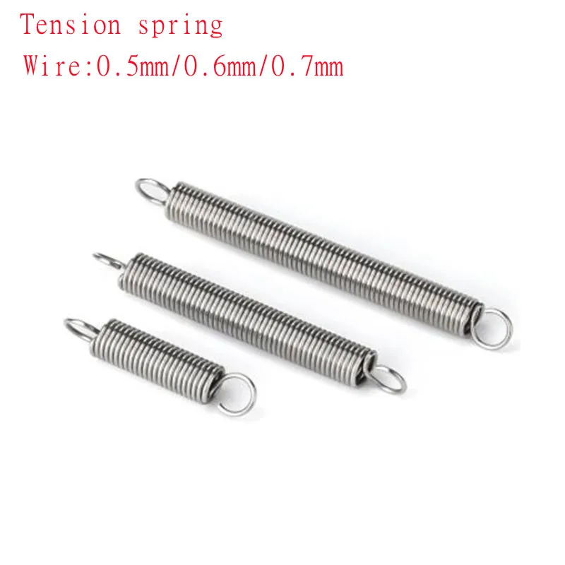 10pcswire05mm06mm07mmstainlesssteelTensionspringlength15mmto60mm.jpg