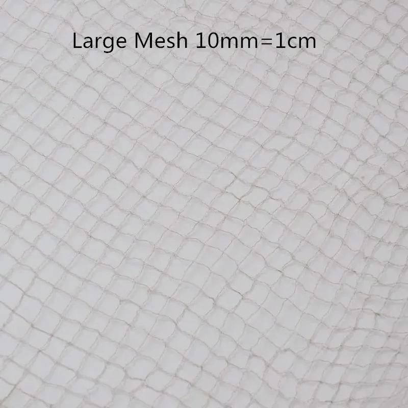 20pcs a Pack 10mm Mesh Wig Packing Net 44 Inches Stretch Length Big Black Hairnet