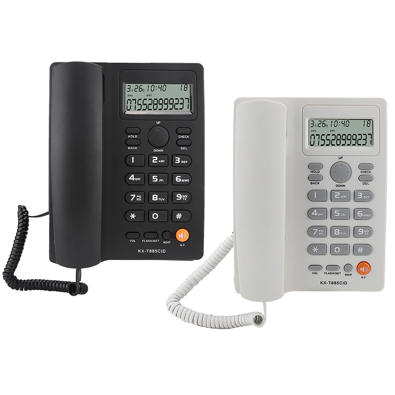 KX-T885CID Caller ID Telephone Caller ID Telephone Handsfree Calling Home  Hotel Landline Phone English