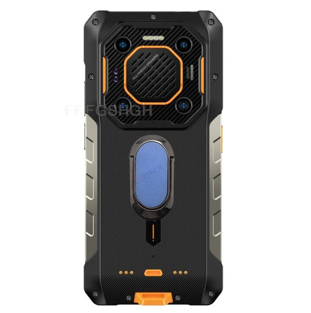 Rugged Back Ring Holder Phone Case - TPU Soft Silicone Cover