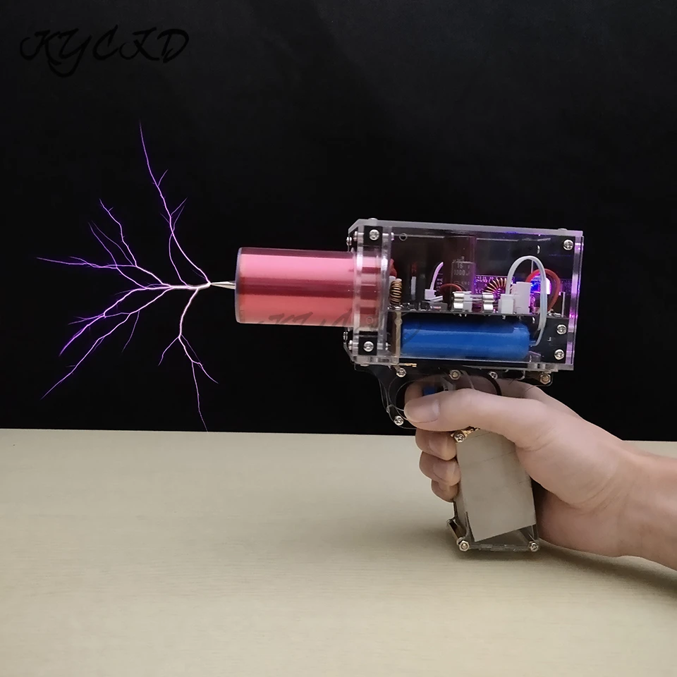 Portable Handheld Tesla Coil Artificial Lightning 10/13cm Electric Arc