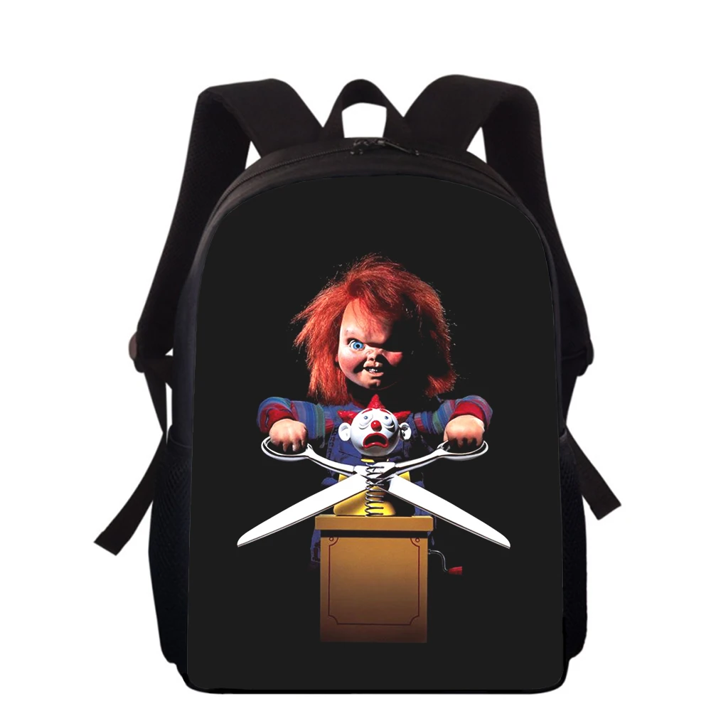 Charles Lee Ray Chucky 16" 3D Print Kids Backpack Primary School Bags for Boys Girls Back Pack Students School Book Bags 4
