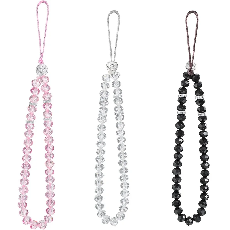 MGQILING Ciondolo Per Telefono Con Stass E Perle: L'Accessorio Glitterato Che Non Ti Farà Più Perdere Il Cellulare! Catena Porta Cellulare Di Lusso, Perfetta Per Donne E Ragazze. Ideale Come Cordino Antismarrimento Per Shopping, Viaggi E Foto.