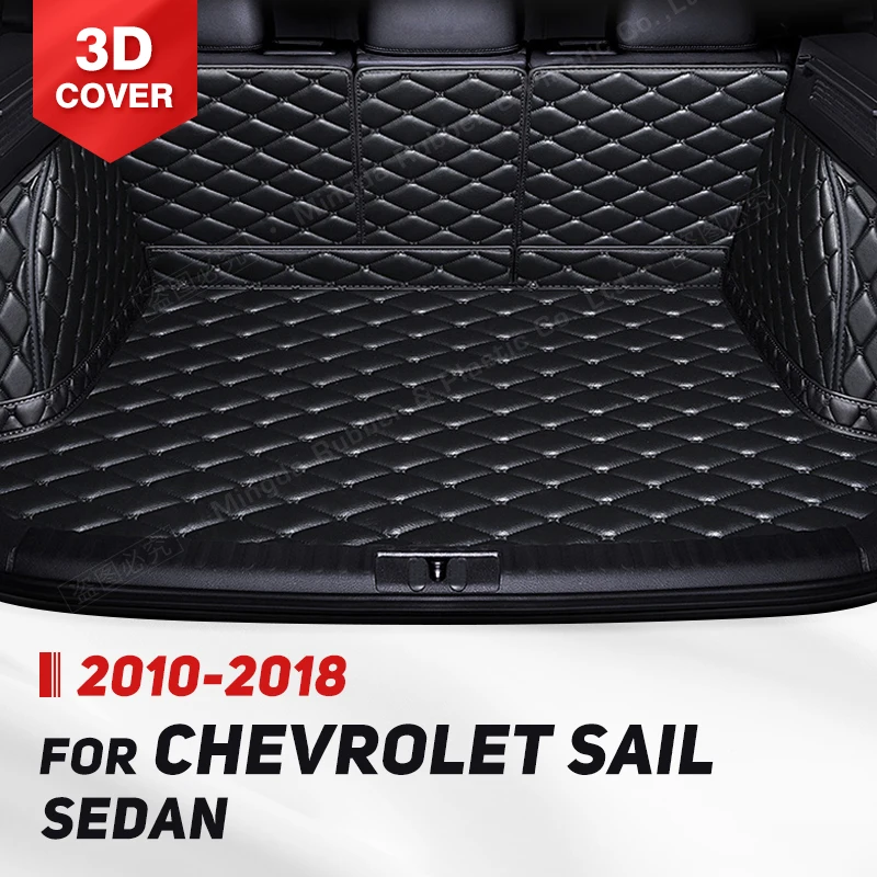 

Full Coverage Trunk Mat For Chevrolet Sail Sedan 2010-2018 17 16 15 14 13 12 11 Car Cover Pad Interior Protector Accessories