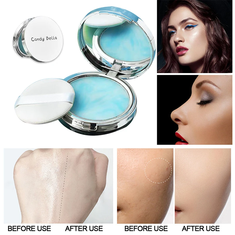 Fashionable Pressed Powder Matte Mud-like paste Lasting Makeup Strong Oil Control Full Coverage Face Pressed Powder Makeup