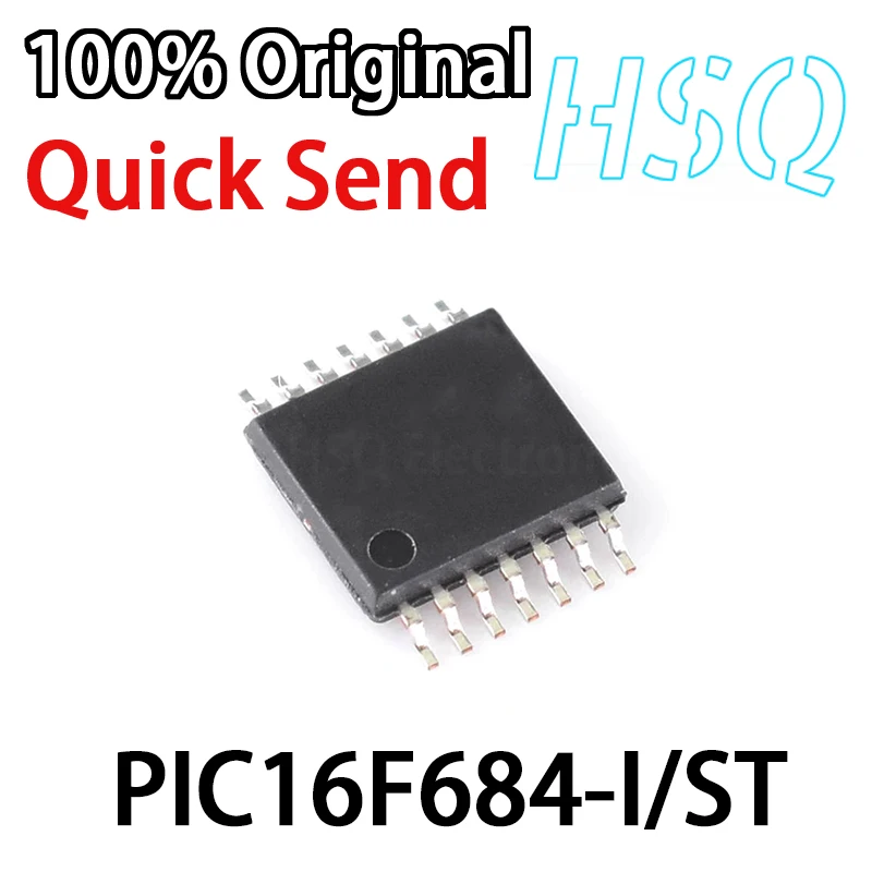 

5PCS PIC16F684 PIC16F684-I/ST 16F684-I Embedded SCM Controller Encapsulates TSSOP-14 New Original