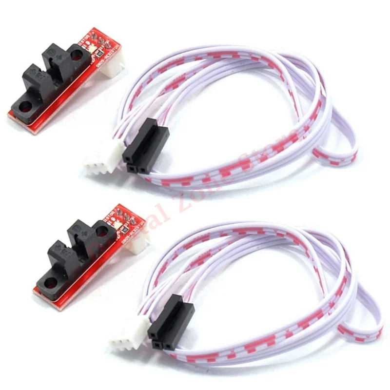 

2Pcs 3D Printer RAMPS 1.4 Optical Endstop Light Control Limit Optical Switch With 3 Pin Cable Set