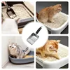 Cat Sand Cleaning For Dog Cat Clean Feces Supplies Cat Litter Shovel Pet Cleanning Tool Pet Products Metal Long Handle Scoop 4