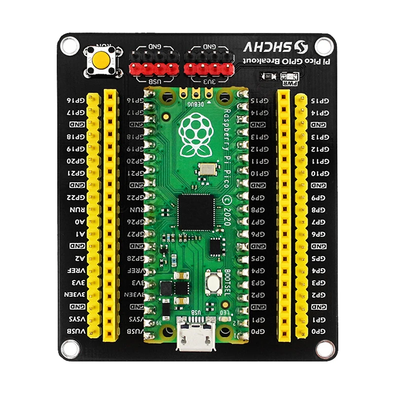 라즈베리 파이 피코 확장 GPIO 브레이크아웃 익스텐션 어댑터, 온보드 1 개