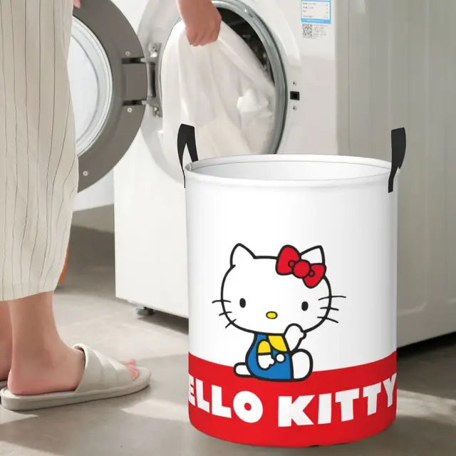 ⭐︎ハローキティ　収納バスケット⭐︎ ハローキティ - サンリオ HELLO KITTY キティ ランドリー