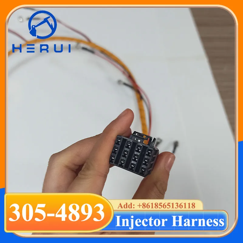 C6.4 Injector Wire Harness 305-4893 3054893 Excavator Injector Wiring Harness for E320D Parts