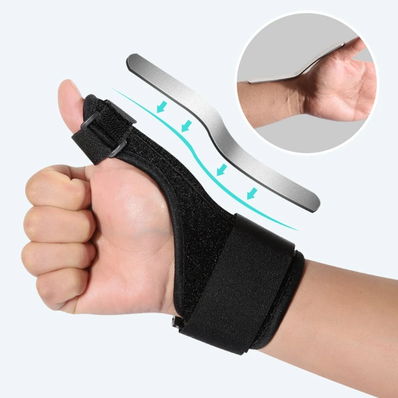 Thumb Splint Support Brace for Tenosynovitis Arthritis Tendonitis Trigger Thumb Immobilizer Fits Men Women Left and Right 28ED 2