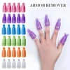 10pcs/Bag Nail Acrylic Removal Clip for Remove UV LED Gel Polish Purple Pink Manicure Tools Nail Supplies 1