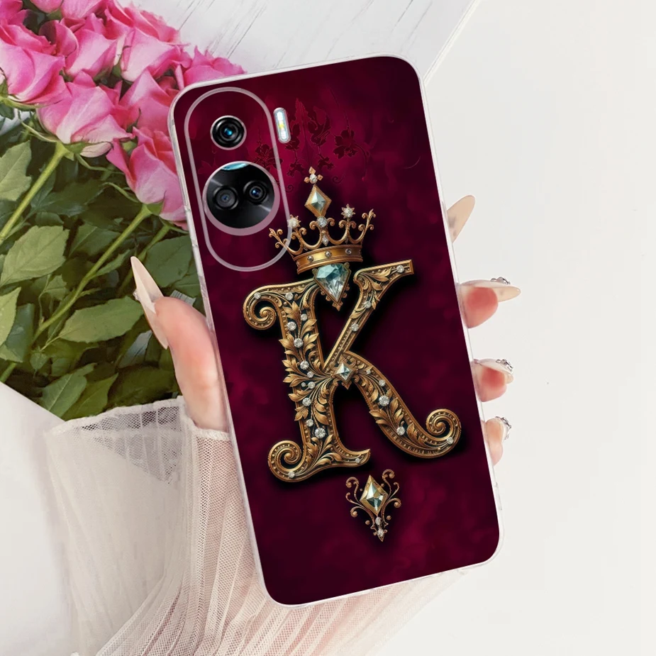 Cute Crown Letters Soft Slim Phone Case