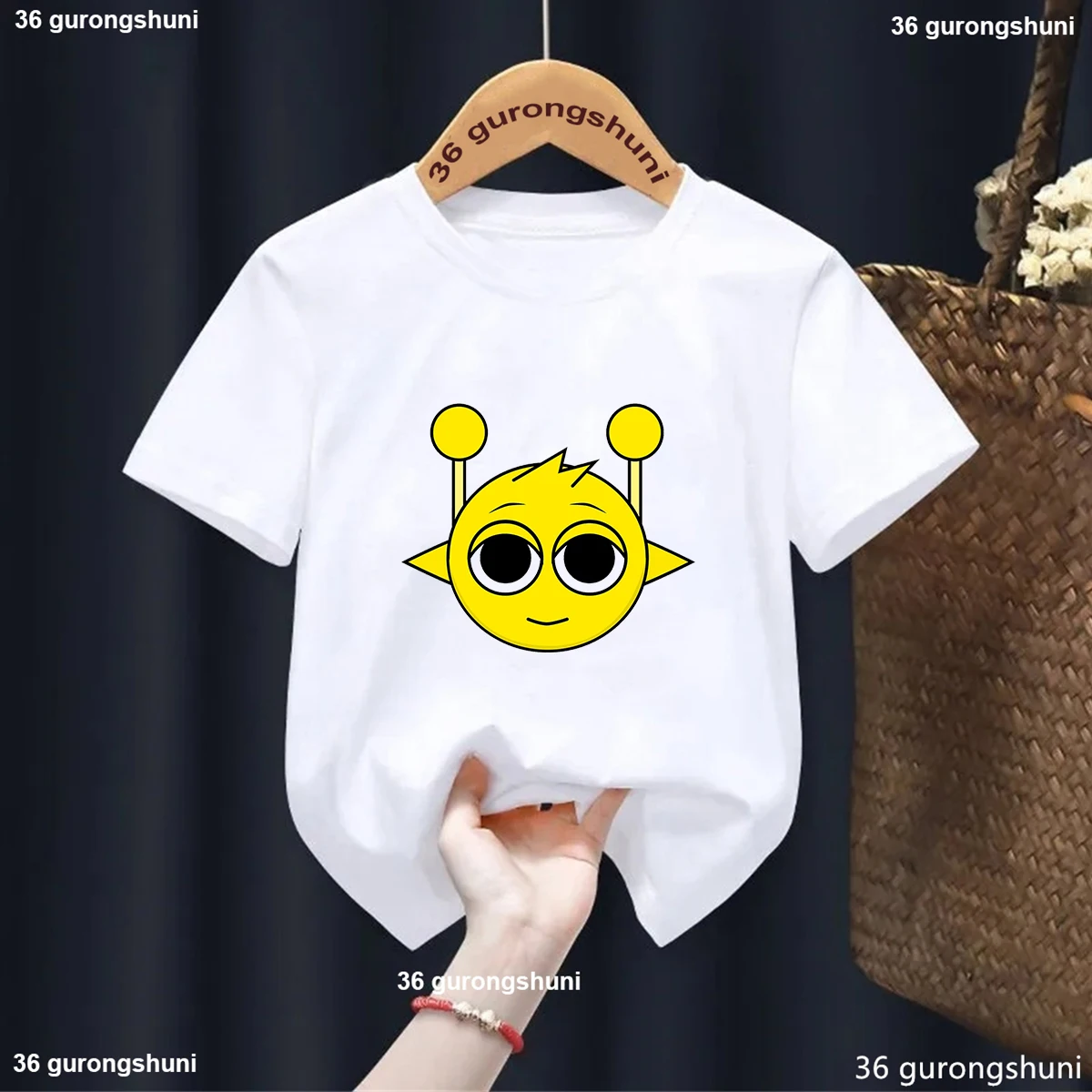 New Kids T Shirt Cartoon Sprunki T-Shirt Children'S Horror Game Graphic Print T-Shirt Boys Fashion Boys/Girls Universal Clothes 5