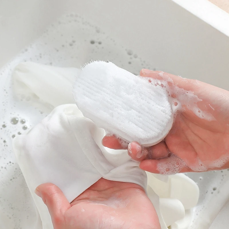 Laundry Brush Soft Hair Clothes Cleaning Collar Underwear Small Brush Multifunctional Household Cleaning Brush 3
