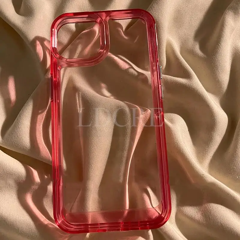Clear Silicone TPU Phone Case Protective Cover