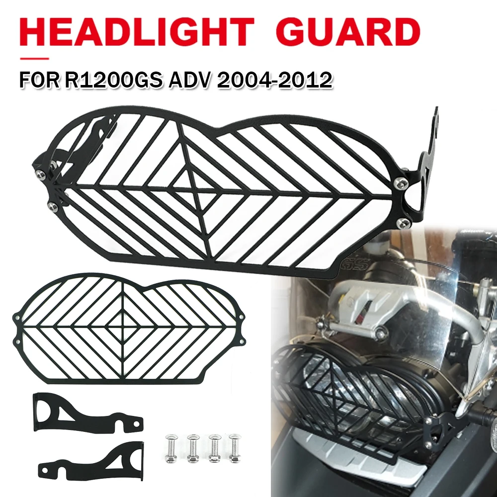 

For BMW R1200GS Adventure R1200 GS ADV 2004-2011 2012 Motorcycle Headlight Head Lights Grille Guard Protector Cover Protection