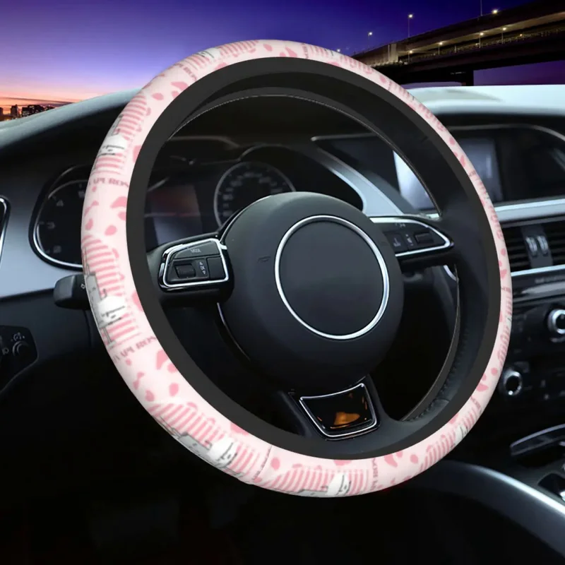 

38cm Steering Wheel Covers Doctor Nurse Enfermera En Apuros Soft Car-styling Fashion Automobile Accessory