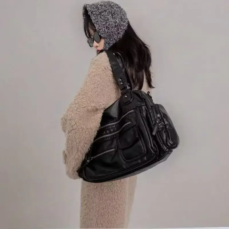 HAEX Punk Women Tote Bags 2024 Trend Large Capacity