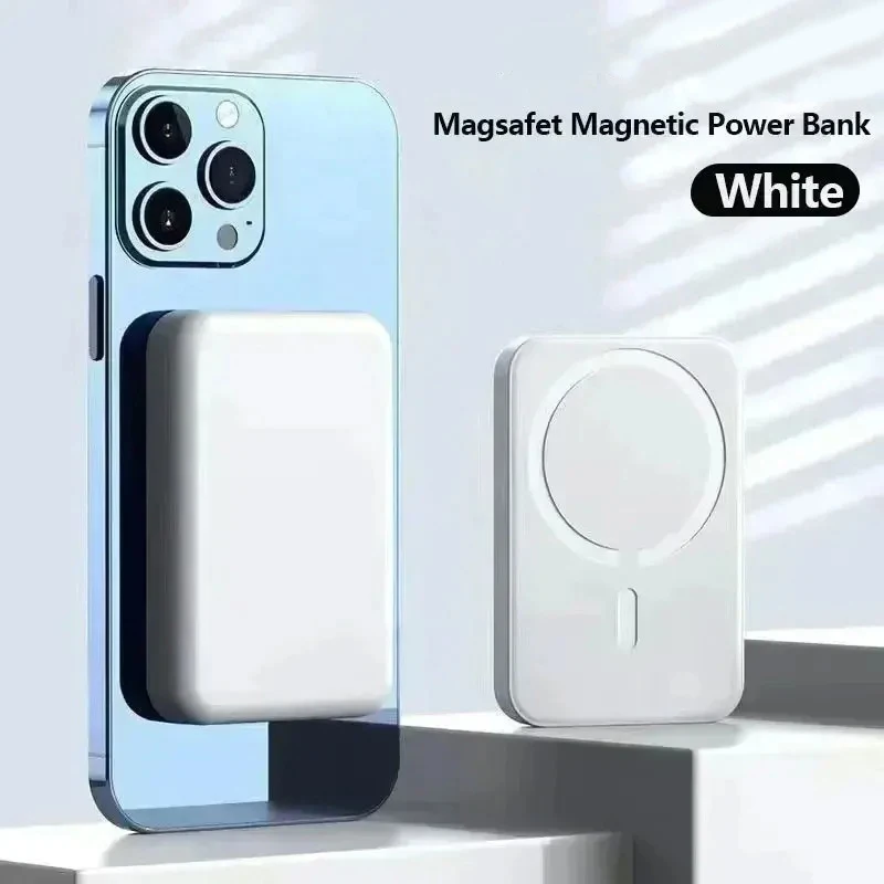 50000mAh Magnetic Wireless Power Bank 22.5W PD Fast Charging Portable External Battery for Magsafe For iPhone Samsung and Xiaomi