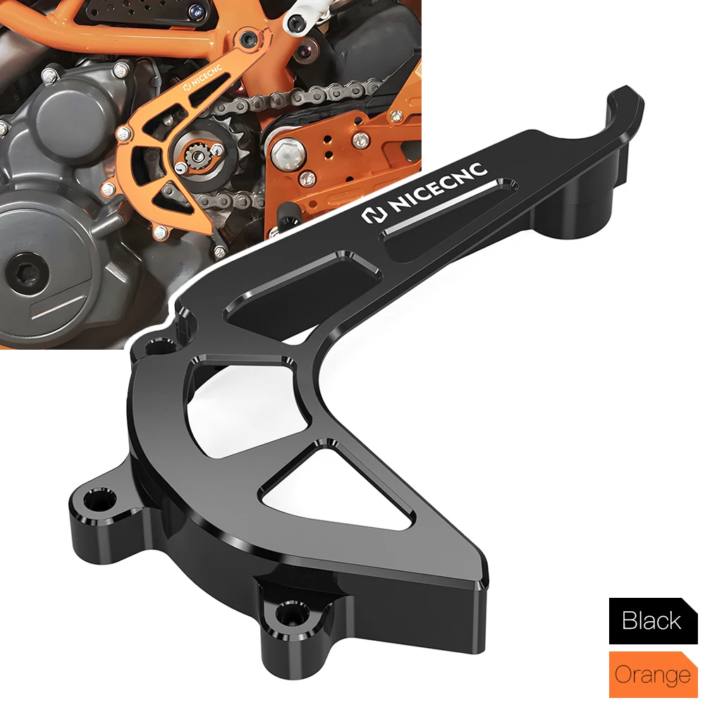 NICECNC Motorcycle Chain Guard Sprocket Case Saver for KTM 390 Duke 390