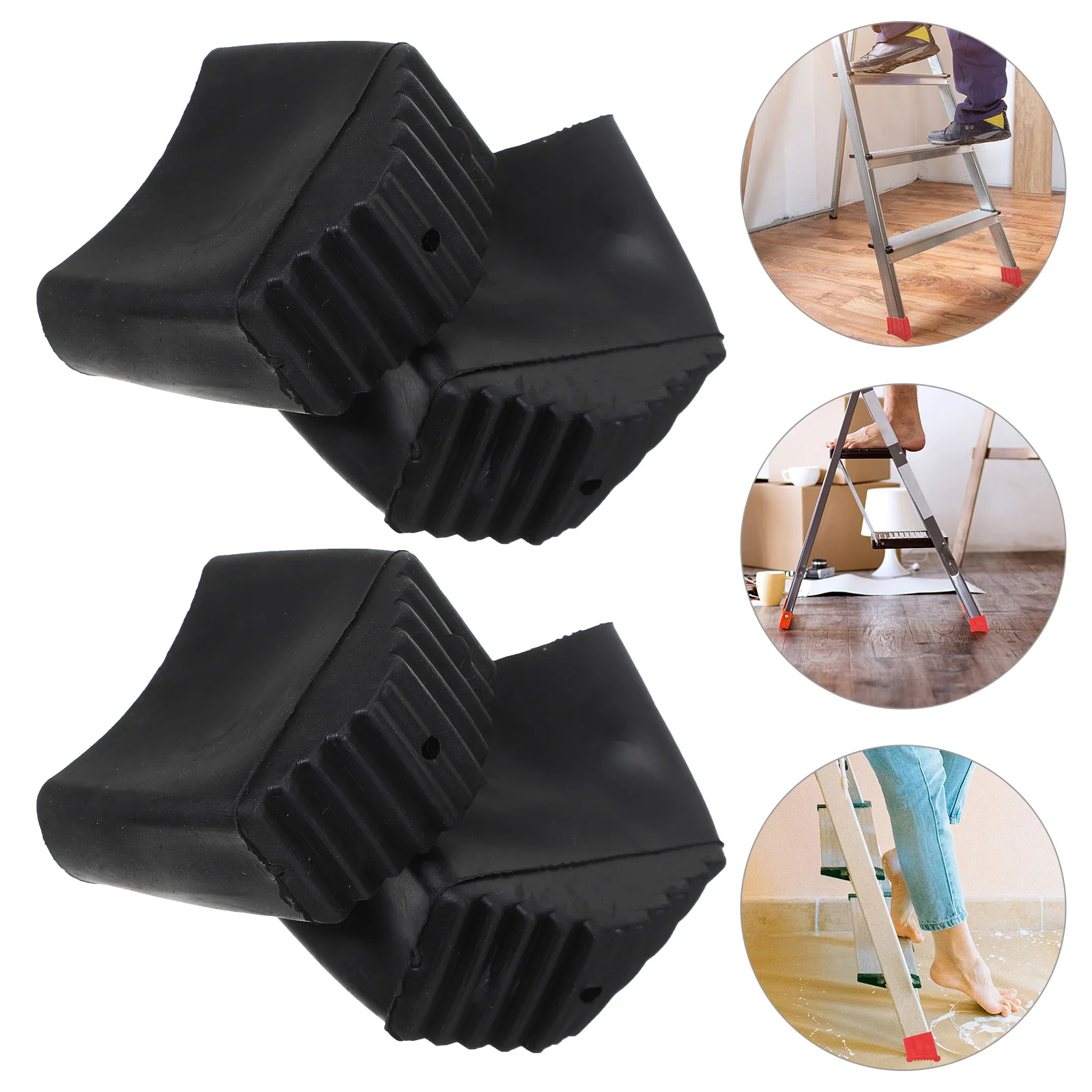 

Ladder Foot Pad Ladder Foot Cushions Household Ladder Covers Wear-Resistant Rubber Foot Pad Ladder Insulating Foot Sleeve