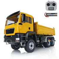 RTR LESU Tgs 3-Way RC Dumper Truck Metal 1/14 Hydraulic Tipper  Radio Control DIY Car Finished Model Light Battery Thzh1322 1