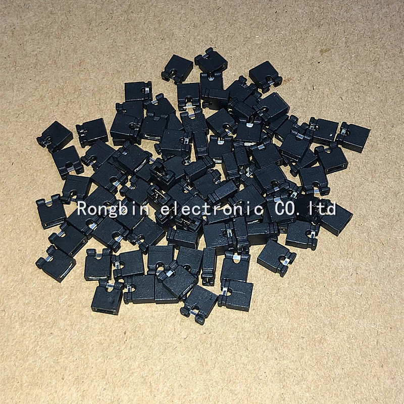 

200PCS 2.0/2.54 mm jumper cap 2.54 row needle cap, short circuit cap, Short Circuit Block, connecting block, open/closed