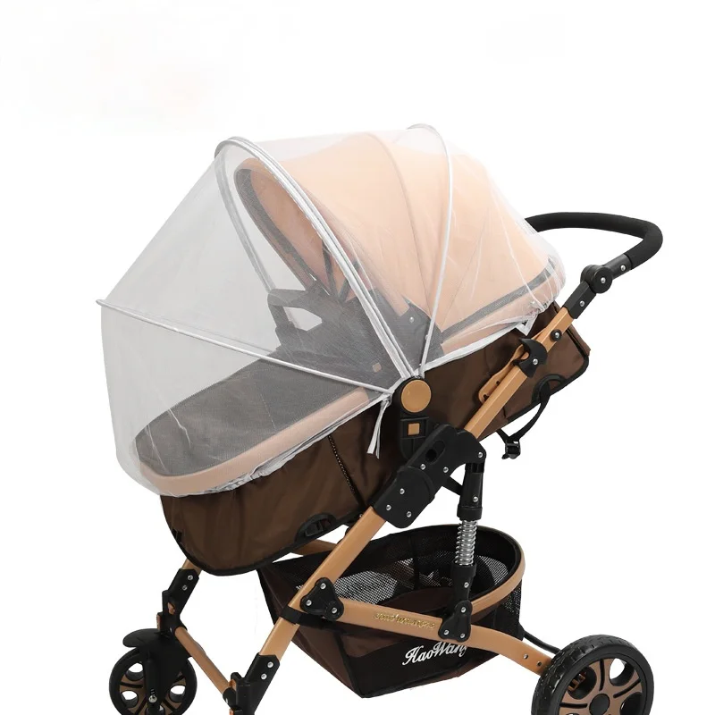 Mosquito Net Zipper type fly protection accessories children's crib summer mesh carriage full cover baby stroller trolley baby trend jogging stroller accessories Baby Strollers