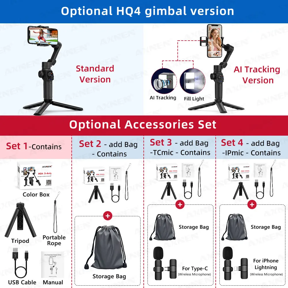 مثبت هاتف محمول ثلاثي المحاور