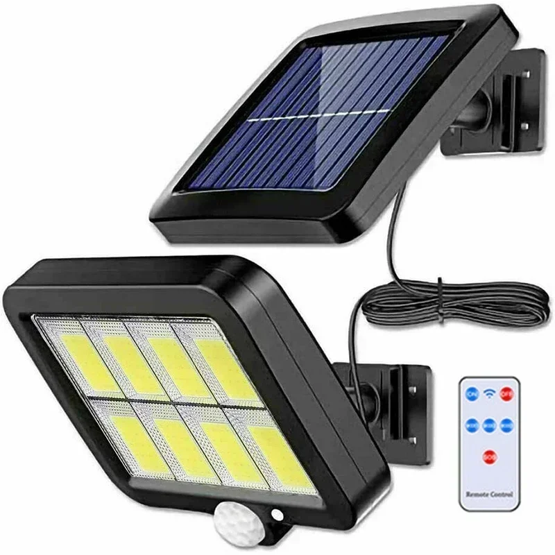 Solar-Powered Motion Sensor Wall Lamp - Waterproof with Adjustable Modes