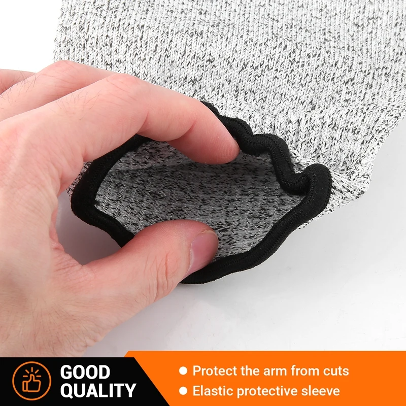 4 Pair Cut And Burn Resistant Sleeves Arm Protection Sleeves Forearm Protectors For Thin Skin And Bruising 40Cm