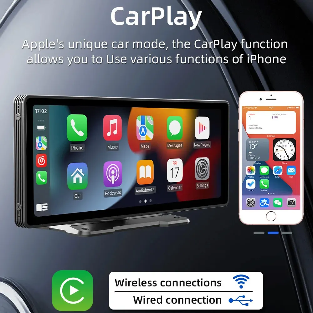 10.26&rdquo; Screen Car Radio Multimedia Wifi Video Player Wireless Carplay Screen For Android car stereo,car display