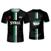 New Syria Football Jersey Men's Sports T-shirts Syrian Flag Street Oversized Tops Unisex Casual Graphic T-shirts Mens Gifts 3