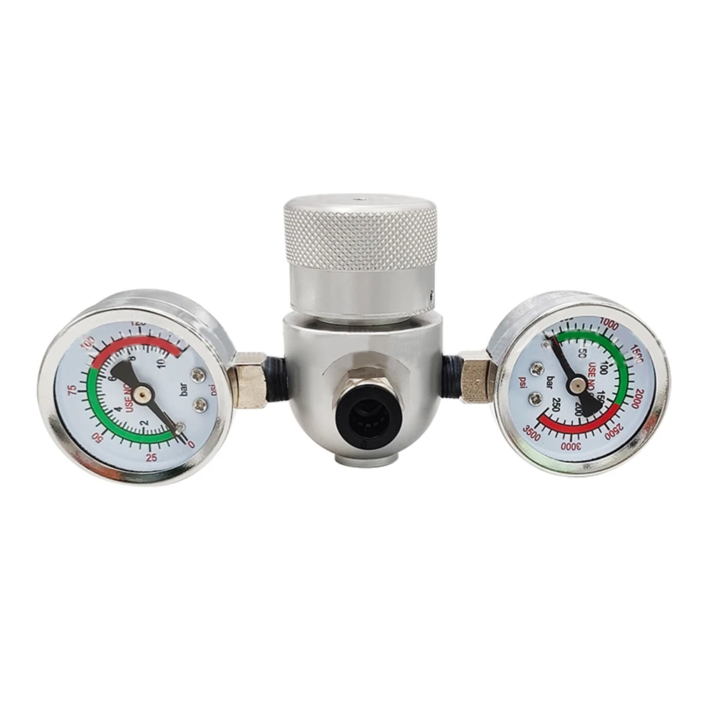 Pressure Regulator Valves with Hose Line and Adapter for Whipped Cream Chargers 0.95Liter 580g Tank M11 Thread Universal