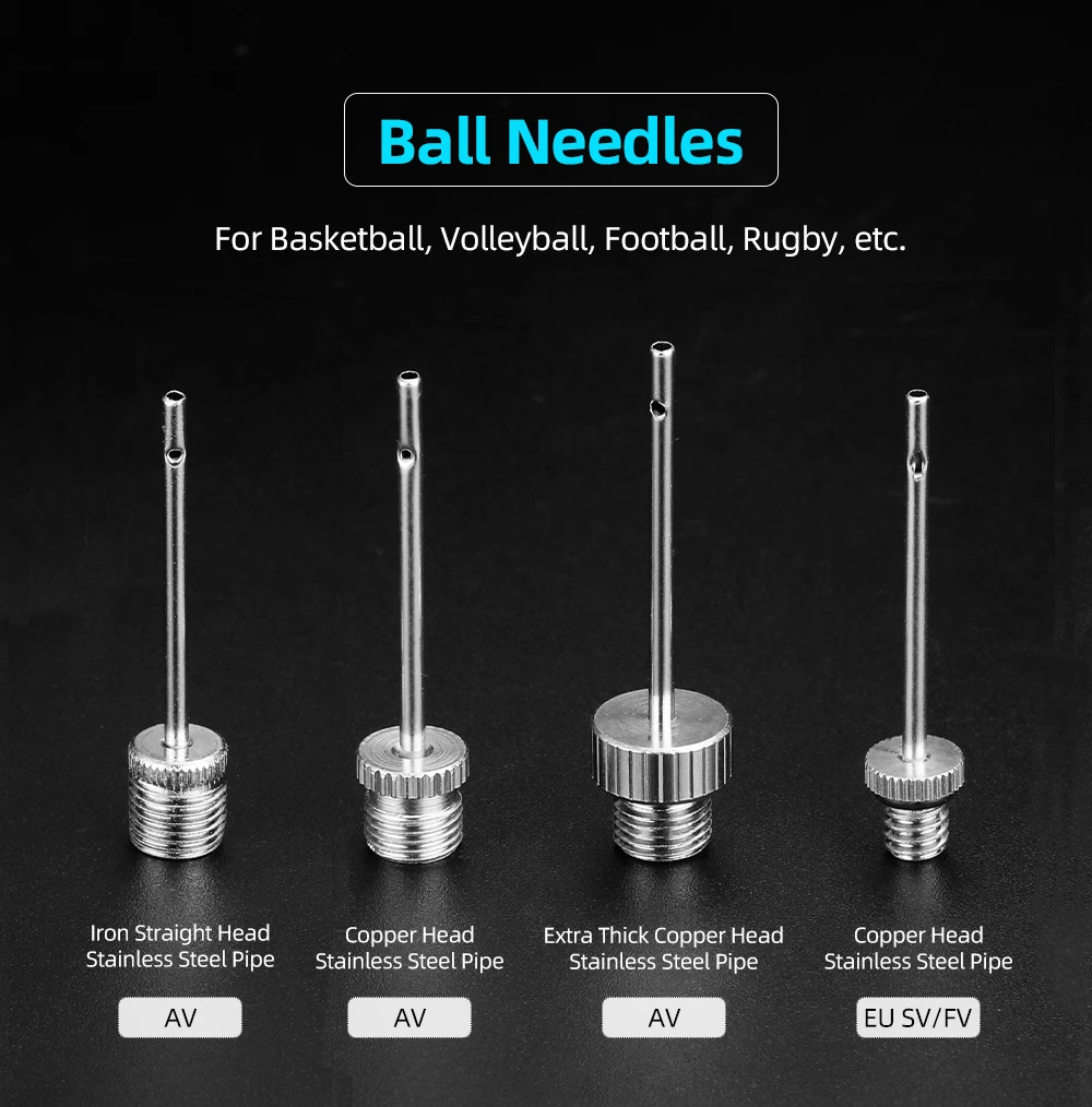 6-teiliges Ballnadel-Set für Basketball, aufblasbare Nadel, Luftventil-Adapter, Pumpe, Bälle, aufblasbares Spielzeug, Aufblasdüse, Verlängerung – Detail 2