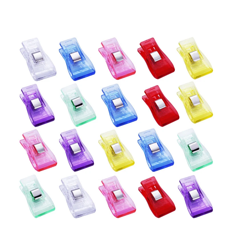 Sewing Clips Garment Clips Plastic Clips 20/50Pcs Multi-Functional Clothing Sewing Binding DIY Tool