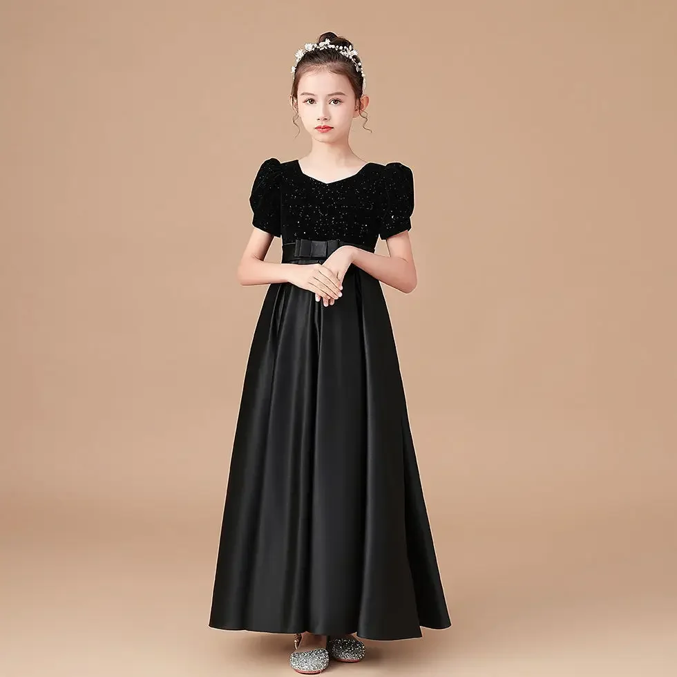 

Elegant Wedding Long Dresses for Girls Baby Lace Princess Dress Birthday Even Dress Baby Girl's Christmas Clothes 3-12 Years K36