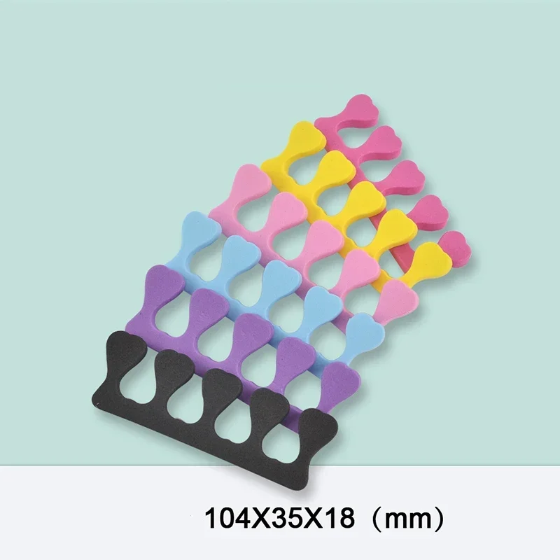 Pedicure Legs Accessories 10Pcs Nail Art Sponge Toe Separators Separator Fingers Feet Between Toes Nails Finger Design