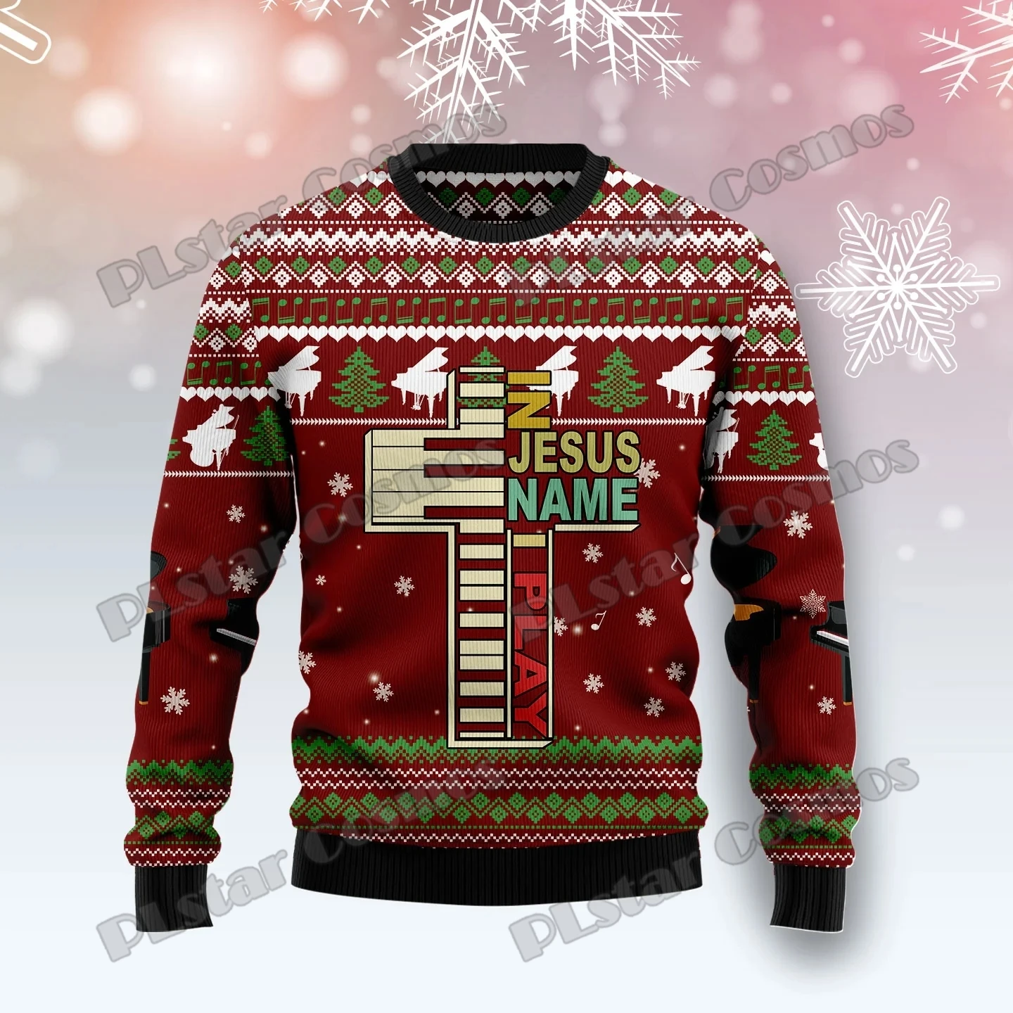 Plstar Kosmos Santa Claus Urlaub 3d gedruckt Mode Männer hässlichen Weihnachts pullover Winter Unisex lässig Strickwaren Pullover myy44 – Detail 12