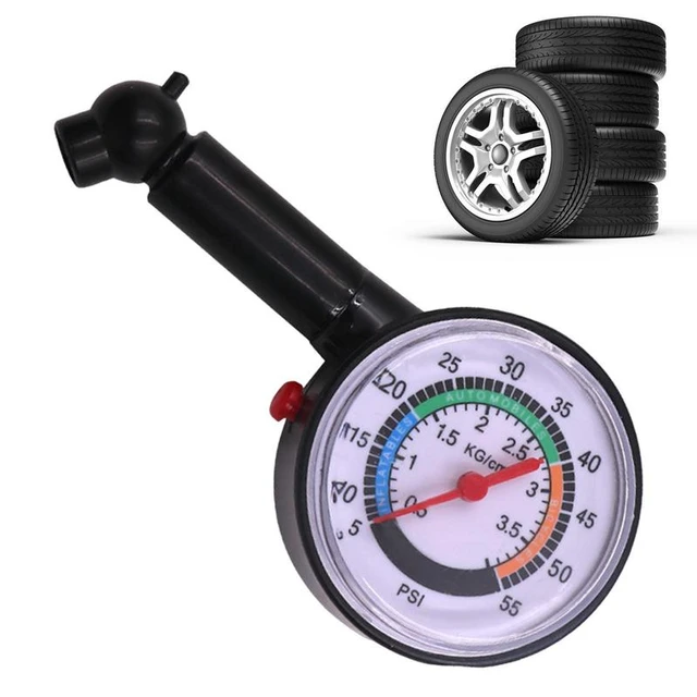 Tire Pressure Gauge 60Psi 4Bar Vehicle Tester Monitoring System Manometro  Presion Neumaticos For Motorcycles Car Truck - AliExpress