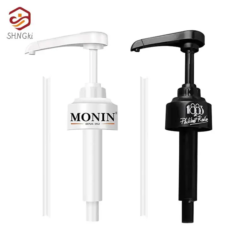 Syrup Dispenser 1PCS Coffee Milk Tea Dispenser Syrup Pump Liquid For Monin Syrup 10ml Juice Bottle Pump Kitchen Tools