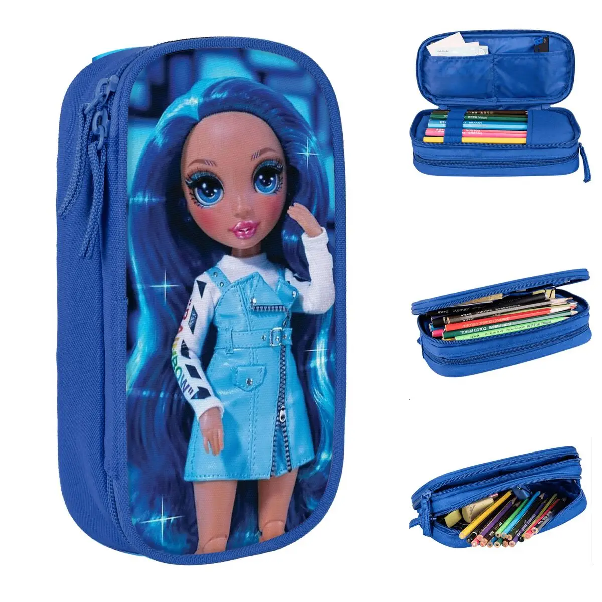 Skyler Bradshaw Rainbow High Dolls Astuccio Portapenne Portapenne Bambini Borsa Di Grande Capacità Materiale Scolastico Regali Di Cancelleria