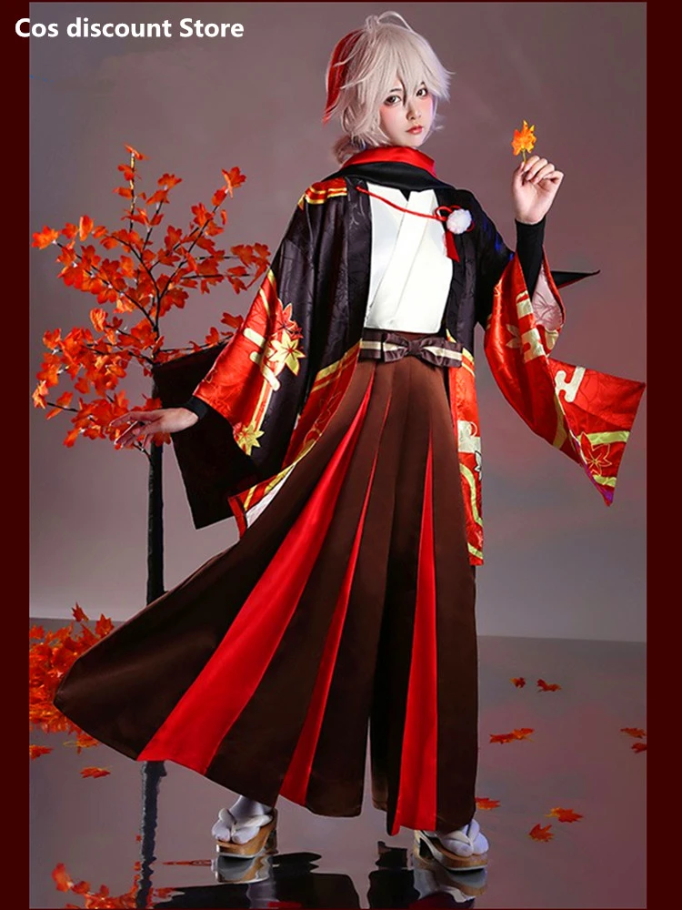 Genshin Impact Cosplay Costume Kaedehara Kazuha Cosplay Anime Fashion Man  Kimono Uniforms Costumes For Men 2022 Sizes S-xl - Cosplay Costumes -  AliExpress