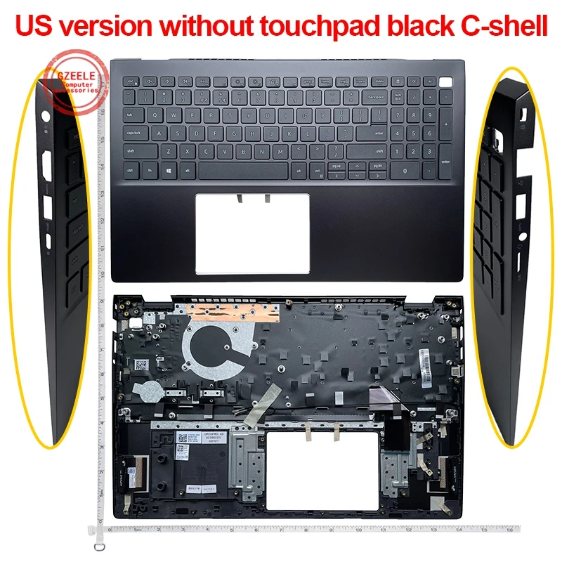 

New Palmrest Upper Case with Backlit Keyboard For Dell Vostro 5501 V5501 5502 V5502