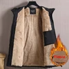 13XL 12XL Plus Size Jacket Men Long Jacket Coat Autumn Winter Thick Fleece Jackets Male Fashion Casual Windbreaker Coats 4